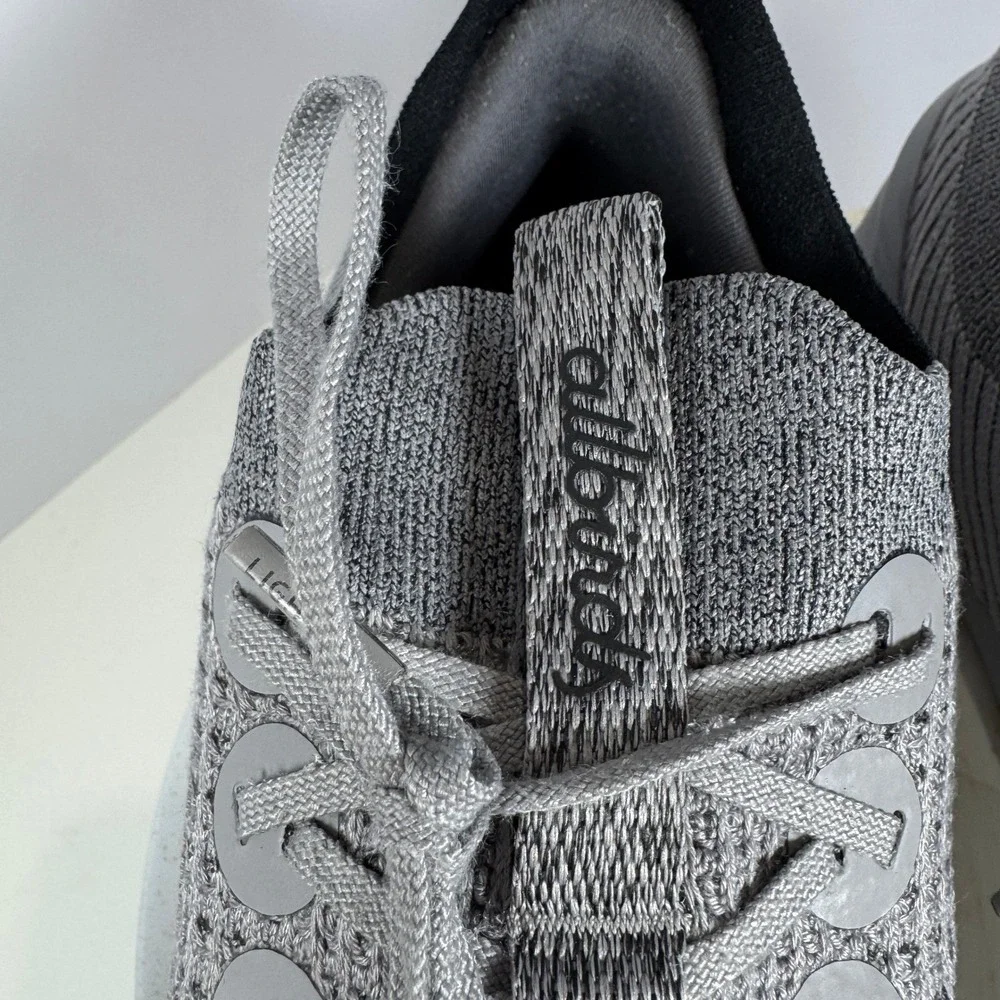 Allbirds Running Shoes Gray Knit Lace Up Sneakers Men‎ size US 11 EU 44